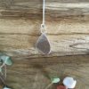 Pink Seaglass Necklace beachcombed in St Austell Bay. Back view