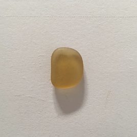 Honey amber seaglass for bespoke piece.
