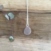 Forest Green Seaglass Necklace Nansidwell, back view