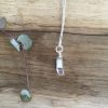 Forest Green Seaglass Necklace Nansidwell , side view
