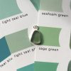 Green Seaglass Necklace - Swanpool - colour guide