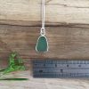 Green Seaglass Necklace - Swanpool - size