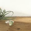 Pale Olive Green Seaglass Ring - Bream Cove