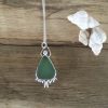 Light Jade Green Boho Necklace - Gyllyngvase