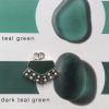 Dark Teal Green Boho Necklace - Falmouth Bay - colour