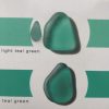 Light Teal Green Seaglass for custom ring - colour guide