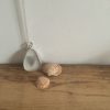 White Seaglass Heart-Cut Necklace - Gylly Beach