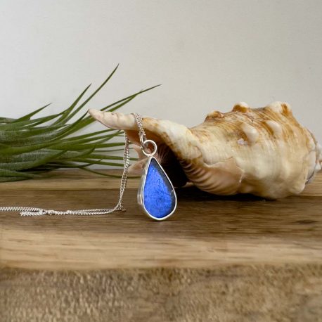 Cobalt Blue Seaglass Necklace – Gylly