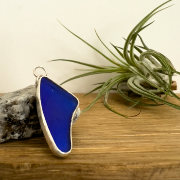 Cobalt Blue Seaglass Necklace – Greenbank